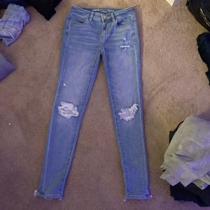 Size 0, American Eagle jeans, Jegging, never worn